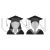 Graduates Greyscale Icon