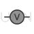 Voltmeter Line Filled Icon