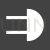 Bell Glyph Inverted Icon
