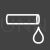 Water Pipe Line Inverted Icon - IconBunny