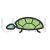 Turtle Line Filled Icon