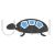 Turtle Blue Black Icon