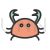 Crab Line Filled Icon