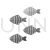 Small Fish Greyscale Icon