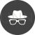 Hipster Style I Flat Round Icon