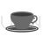 Tea Cup Greyscale Icon