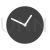 Clock Glyph Icon - IconBunny