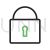 Security Line Green Black Icon - IconBunny