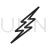 Lightning bolt Line Icon - IconBunny