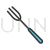 Fork Line Filled Icon - IconBunny
