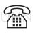 Analog Telephone Line Icon - IconBunny