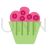 Muffin Flat Multicolor Icon - IconBunny