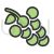 Grapes Line Filled Icon - IconBunny