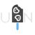 Stawberry ice lolly Blue Black Icon - IconBunny