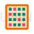 Grid View Flat Multicolor Icon - IconBunny