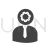 Admin Roles Glyph Icon - IconBunny