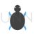 Turtle Blue Black Icon - IconBunny