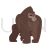 Gorilla Flat Multicolor Icon - IconBunny