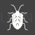 Insect Glyph Inverted Icon - IconBunny
