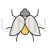 Fly Line Filled Icon - IconBunny