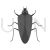 Cockroach Greyscale Icon - IconBunny