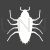 Cockroach Glyph Inverted Icon - IconBunny