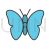 Butterfly II Line Filled Icon - IconBunny