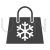 Shopping bag Glyph Icon - IconBunny