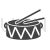 Drums Glyph Icon - IconBunny