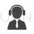 Customer Listening Glyph Icon - IconBunny