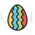 Easter Egg IV Line Filled Icon - IconBunny