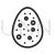 Easter Egg VII Line Icon - IconBunny