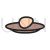 Egg in Plate Line Filled Icon - IconBunny