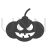 Pumpkin Glyph Icon - IconBunny