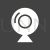 Webcam Glyph Inverted Icon - IconBunny
