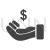 Business Loan Glyph Icon - IconBunny
