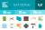 50 Text Editing Flat Multicolor Icons - Overview - IconBunny